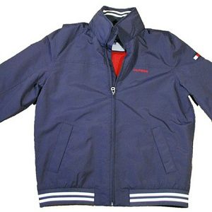 NWOT Tommy Hilfiger jacket Large Blue Red